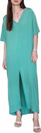 Humanoid Dezi V-Neck Maxi Dress In Sage