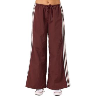 O'Neill Blaine Striped Wide Leg Pants in Chocolate at Nordstrom, Size Xx-Large