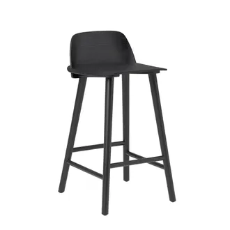 MUUTO Nerd Barhocker H 65 cm, schwarz