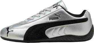 Puma Speedcat Metallic - Dames - Sneakers - Grijs - 38 1/2 EU - Leer - Schoenen
