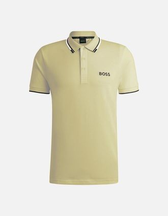 HUGO BOSS Mens Hugo Boss Mens Beige Paddy Pro Polo Shirt - Tan - Size: 7-10YRS