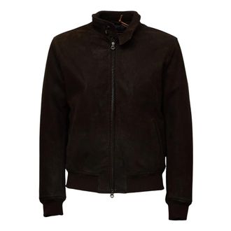 STEWART Baracuta Jas - Heren - Bomber jackets - Bruin - XL - Wol - Jassen
