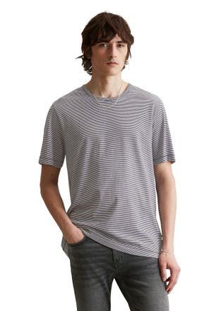 Marc O'Polo Denim T-Shirt MARC OPOLO DENIM, Herren, Gr. XXL, bunt (dunkelblau_multi_02), Single Jersey, Obermaterial: 100% Baumwolle, geringelt, regular fit, Rundhals, 