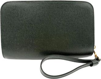 Louis Vuitton Pre-owned Pochette in Pelle Taiga - - Pre-owned - Uomo - Verde - ONE SIZE