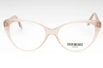 Cutler and Gross CGOP137056 Cat-Eye Plastic Frame Eyeglasses - Pink