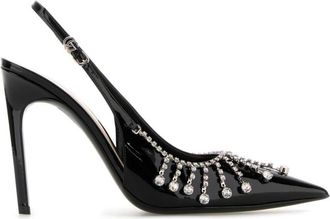 Gucci Black Leather Heels