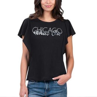 G-III 4Her by Carl Banks Womens G-III 4Her by Carl Banks Black Chicago White Sox Crowd Wave T-Shirt at Nordstrom, Size X-Small