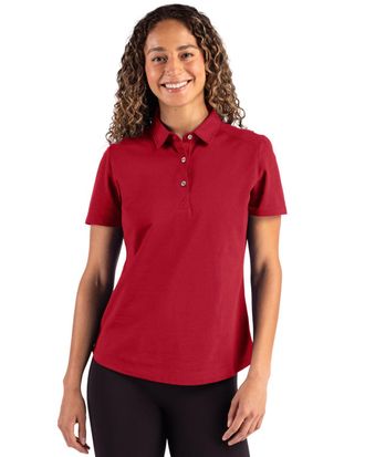 Cutter & Buck Advantage Refresh Epic Confidence Recycled Womens Tri-Blend Pique Polo