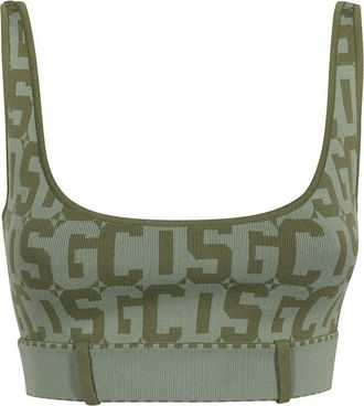 GCDS Knitted Crop Top