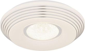 Globo Lighting Pillo Lámpara de techo decorativa empotrada LED blanca regulable 2700-6500K Control remoto