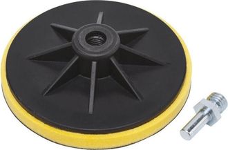 Trade Shop Trade Shop - Adaptador De Disco De 6 Con Almohadilla De Velcro De &Oslash; 150 Mm Para Lijadora Orbital