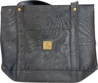MCM Mcm Gold Leather Tote Bag (Pre-Owned)