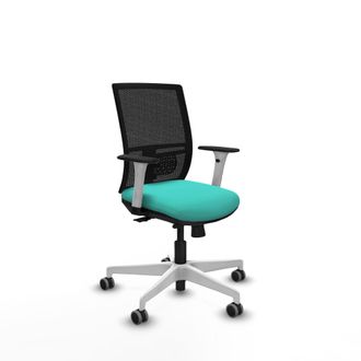 Piqueras y Crespo Silla De Oficina Piqueras Y Crespo Yunquera Blanco Soporte Lumbar