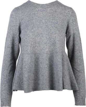 BA&SH Truien & Vesten, Dames, Grijs, S, Wol, Maglia a Ruota