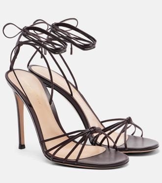Gianvito Rossi 105 leather slingback sandals