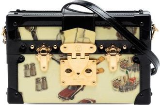 Louis Vuitton Pre-owned Petite Malle - Dames - Vintage Schoudertas - Beige - ONE Size - Leer - Vintage