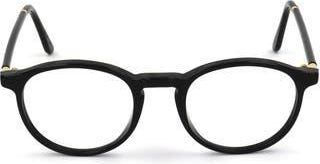 Retro Superfuture 54mm Round Reading Glasses in Black at Nordstrom Rack