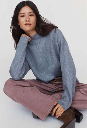 Maeve Carys Mock-Neck Sweater