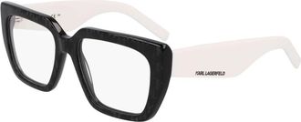 Karl Lagerfeld Brilmontuur Kl 6159 - unisex - Brillen - Zwart - 54 MM - Accessoires
