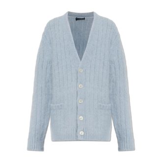 Dolce & Gabbana C&aacute;rdigan de Lana con Bolsillos - Knitwear - Hombre - Azul - M