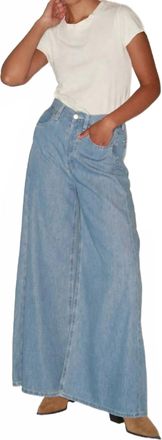 &Eacute;tica Lauren Wide Leg Jeans In Sky Blue