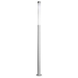 Leds - C4 Lyon - Bolardo De Exterior Gris 1x 2g11 181cm - Leds-c4