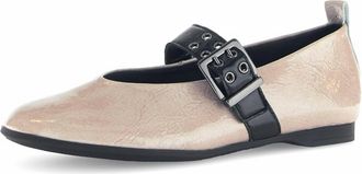 Gabor Womens Mary Jane Flat Shoe In Oasi/schwartz