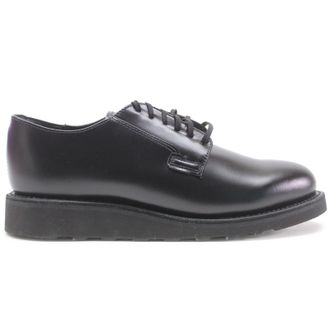 Red Wing Shoes Carrier Smooth Leather Womens Lace Up Shoes - Black - Size:UK 4.5