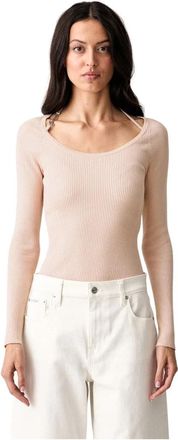 Guess Meghan Sweater - Dames - Ronde hals truien - Roze - XL - Truien & Vesten
