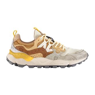 Flower Mountain Sneakers, female, Multicolor, Size: 6 US Sneakers Coffee