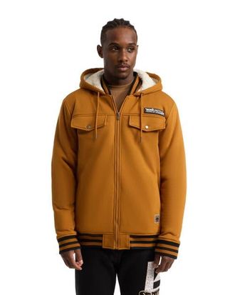 Ecko Mens Reknown faux shearling Varsity Jacket in Tims at Nordstrom, Size Xxx-Large