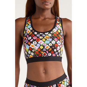 TomboyX Racerback Soft Bra in Floressence at Nordstrom, Size X-Small