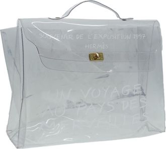 Herm&egrave;s Kelly Handbag Vinyl Transparent Plastic Bag (Pre-Owned)