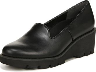 Vionic Womens Vionic Willa I7294L2002 Loafers Black Leather Slip On Shoes HAWK885