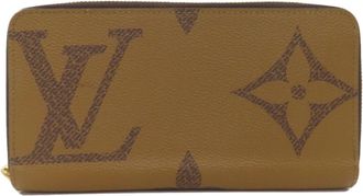 Louis Vuitton Brown Monogram Reverse Monogram Long Wallet (Bi-Fold) (Pre-Owned)