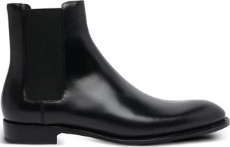 Saint Laurent 25 mm Adrien laarzen met ronde neus - Zwart