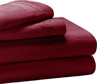 Superior Premium 650 Thread Count Egyptian Cotton Solid Deep Pocket Sheet Set
