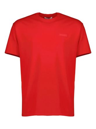 Givenchy logo-patch short-sleeve T-shirt - Red