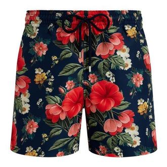 Vilebrequin Men Swim Shorts Flowers in Navy at Nordstrom, Size Xx-Large