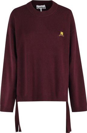 Ganni Future Wool Mix Oversized O Neck