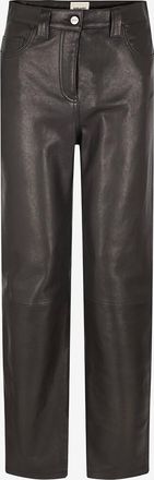 Khaite Gerade Hose aus Lammleder Callum