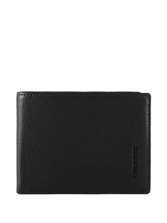 Piquadro leather wallet - unisex - Leather/Polyester - One Size - Black