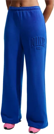 Nike (WMNS) Nike Studio Fleece Medium Mid-Rise Wide-Leg Pants Old Royal IU1156-417