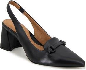 Gentle Souls Dionne Block Heel Slingback Pump in Black at Nordstrom Rack, Size 6.5