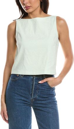Theory Linen-Blend Bateau Top