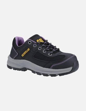 CAT Womens Caterpillar Womens/Ladies Elmore Steel Toe Cap Safety Shoes - Black - Size: 5