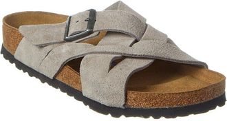 Birkenstock Lugano Soft Footbed Suede Sandal