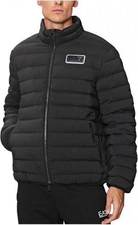 Emporio Armani Emporio Armani Ea7, Heren, Jassen, Zwart, Maat: XL Leer