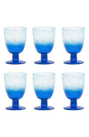 TarHong Oceanic Ombr&eacute; Set of Six 14-Ounce Goblets in Blue at Nordstrom Rack