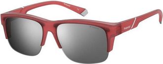 Polaroid PLD 9012/S C9A/EX Mens Sunglasses Red Size 65